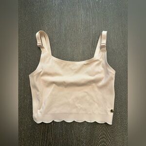 NWOT PEARL BY VENUS NUDE SCALLOP EDGE BUTTER SOFT BRALETTE - Size XS SKU:538